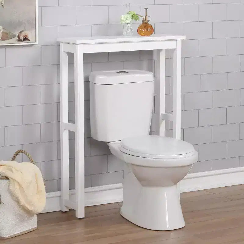 Over The Toilet Etagere White