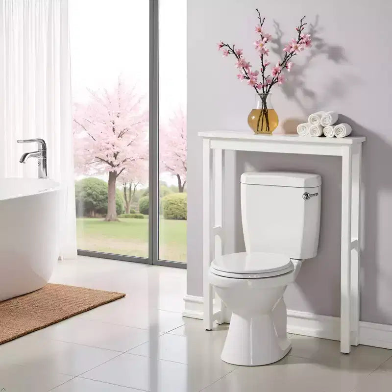 Over The Toilet Etagere White