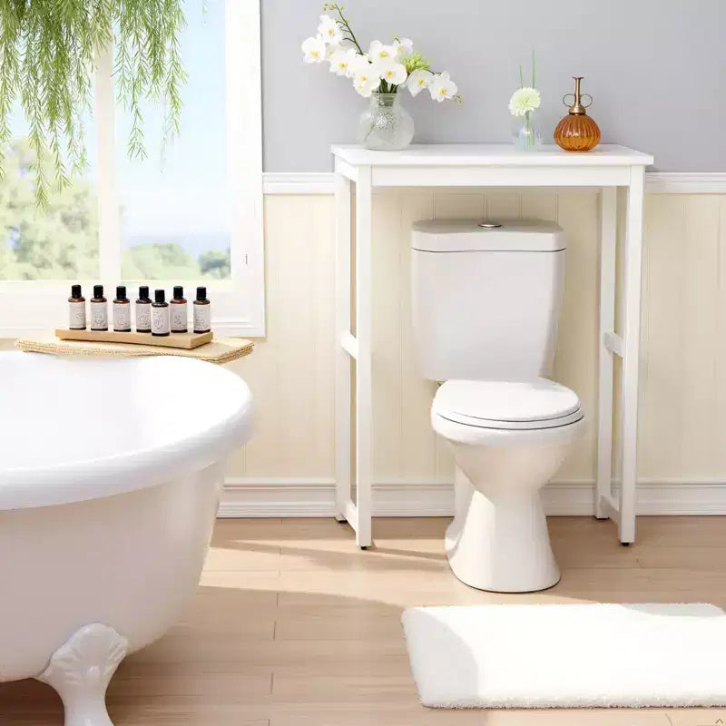 Over The Toilet Etagere White