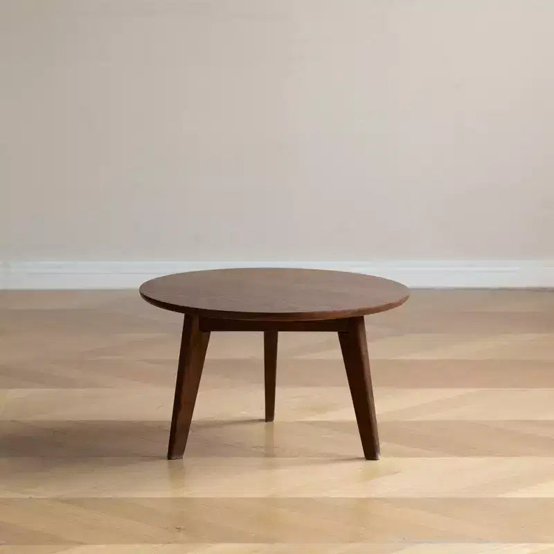 Coffee Table with Shelf Solid Wood Top Board Coffee table