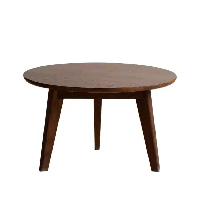 Coffee Table with Shelf Solid Wood Top Board Coffee table