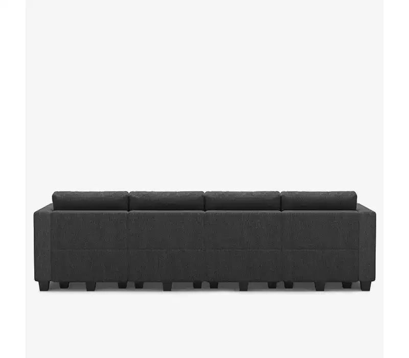 Modular Weave Sleeper Sofa with Storage Seat (8 Seats + 6 Sides)