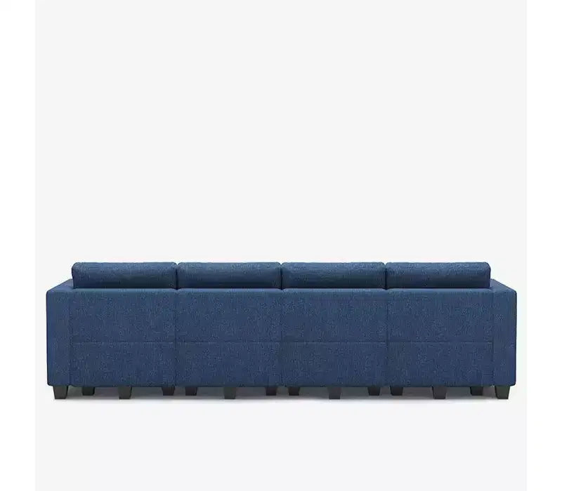 Modular Weave Sleeper Sofa with Storage Seat (8 Seats + 6 Sides)
