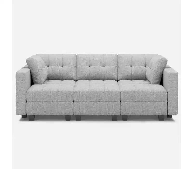 Modular Weave Sleeper Sofa with Storage Seat (6 Seats + 7 Sides)