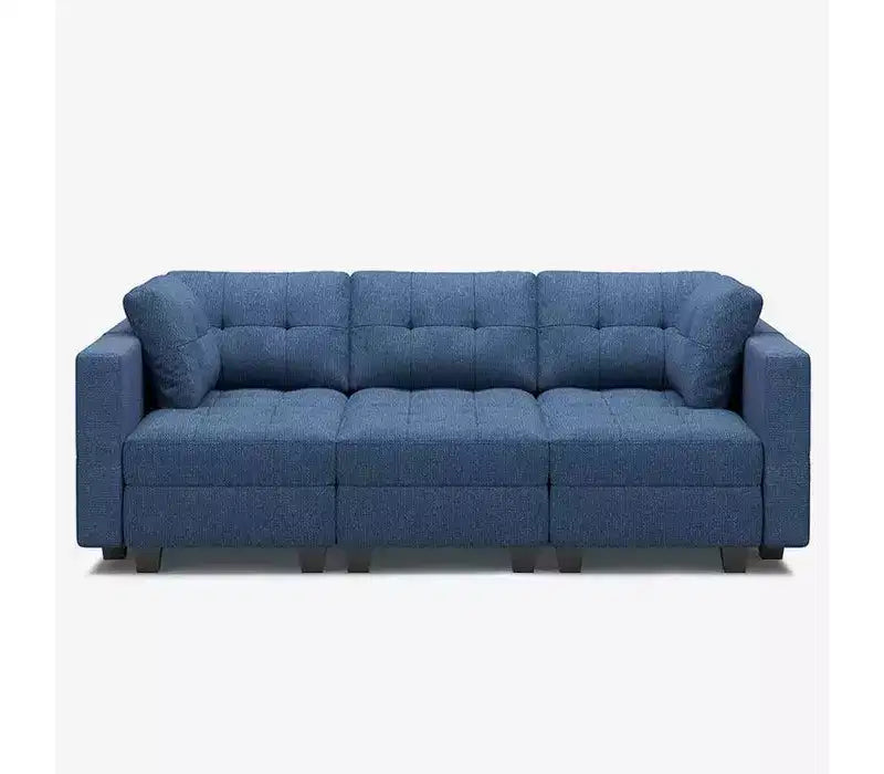 Modular Weave Sleeper Sofa with Storage Seat (6 Seats + 7 Sides)