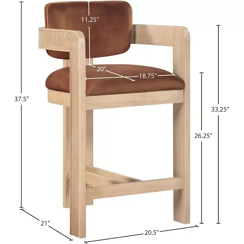 Velvet Bar Stool