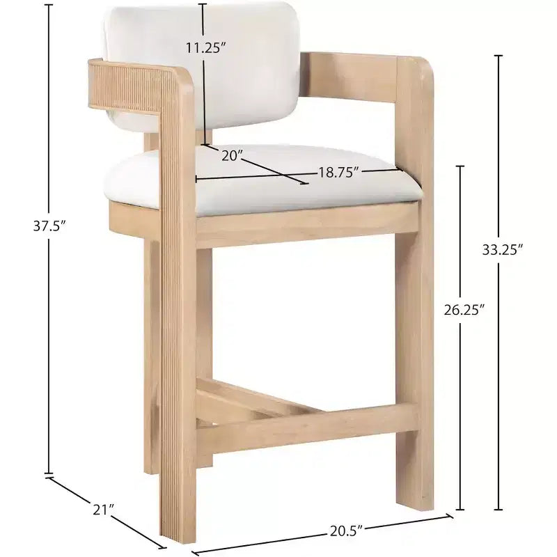 Velvet Bar Stool