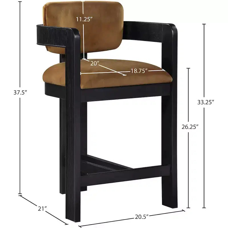 Velvet Bar Stool