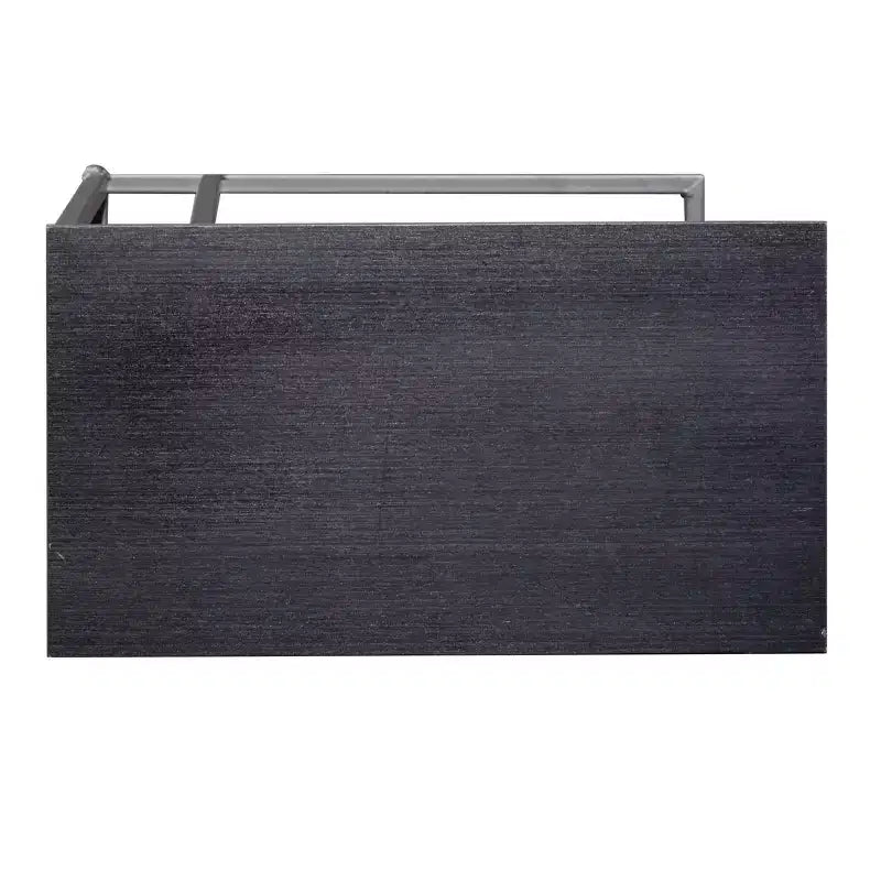 Contemporary Iron and Wood Accent Table Dark Gray