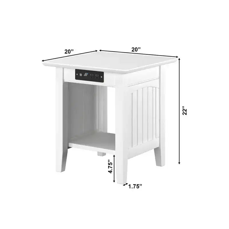 End Table with Charger