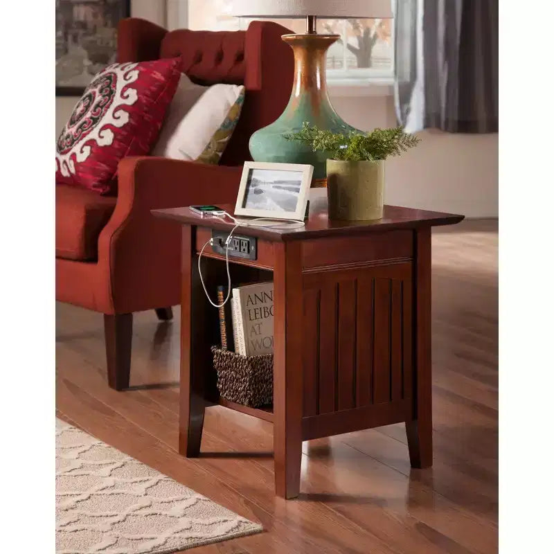 End Table with Charger