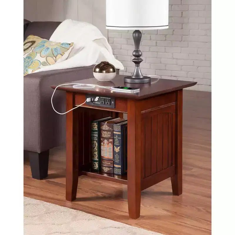 End Table with Charger