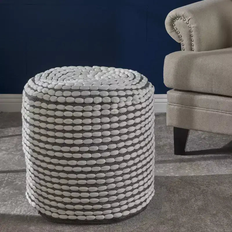 Round Pouf Ottoman