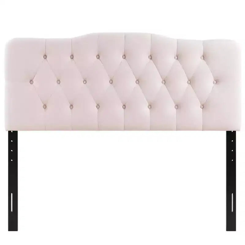 Full Diamond Tufted Performance Velvet Headboard