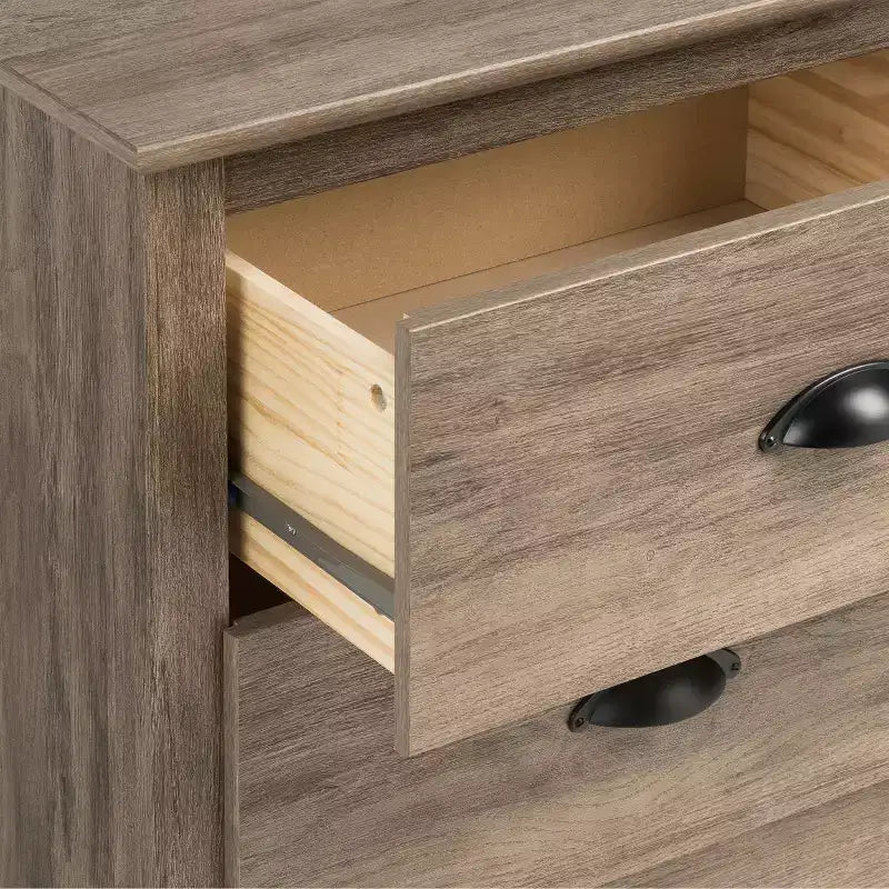 3 Drawer Tall Nightstand Drifted