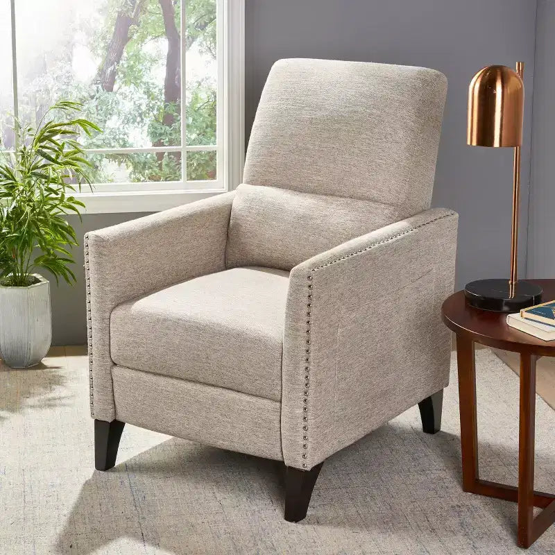 Contemporary Push Back Recliner