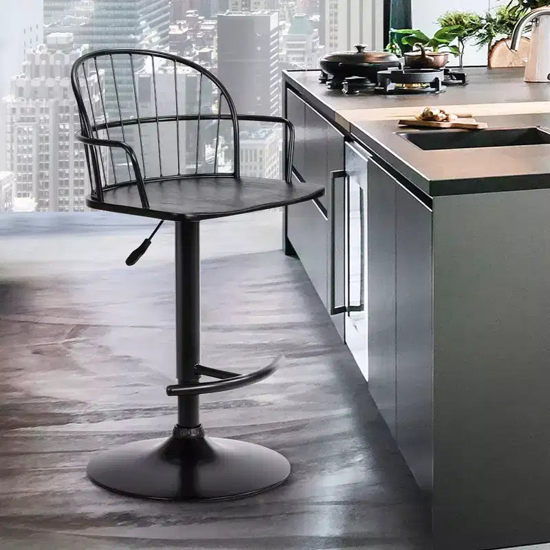 Adjustable Metal Barstool