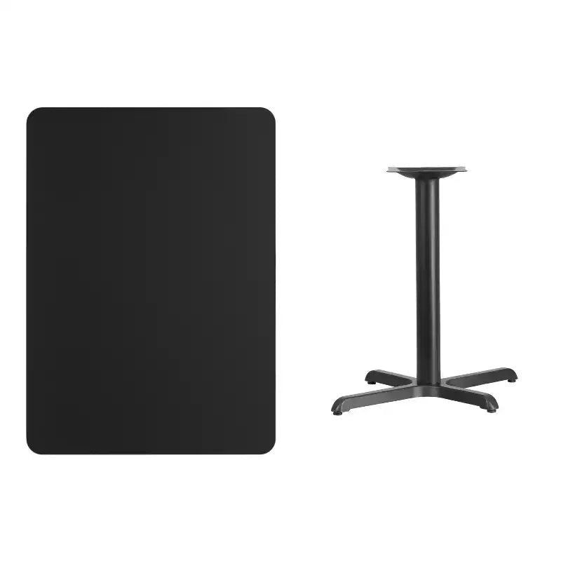 30x42 Rectangular Laminate Table with 23.5x29.5 Table Height Base