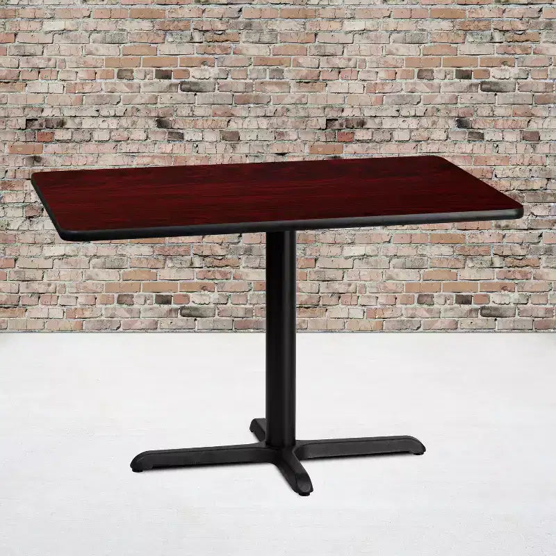 30x42 Rectangular Laminate Table with 23.5x29.5 Table Height Base