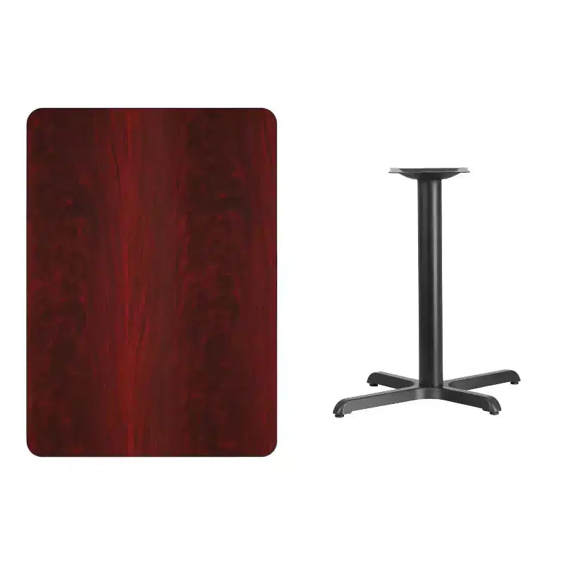 30x42 Rectangular Laminate Table with 23.5x29.5 Table Height Base