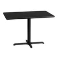 30x42 Rectangular Laminate Table with 23.5x29.5 Table Height Base