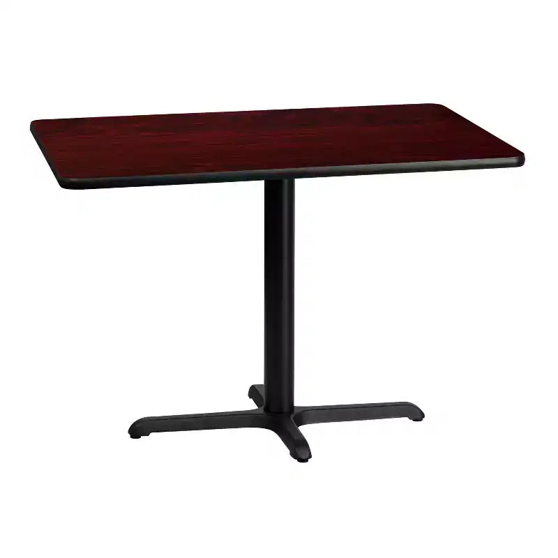 30x42 Rectangular Laminate Table with 23.5x29.5 Table Height Base