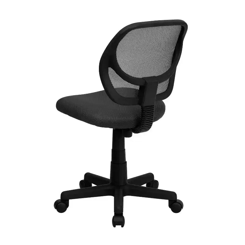 Mid-Back Mesh Swivel Task Office Chair with Curved Square Back