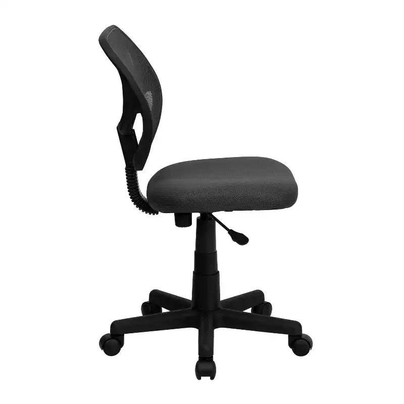 Mid-Back Mesh Swivel Task Office Chair with Curved Square Back