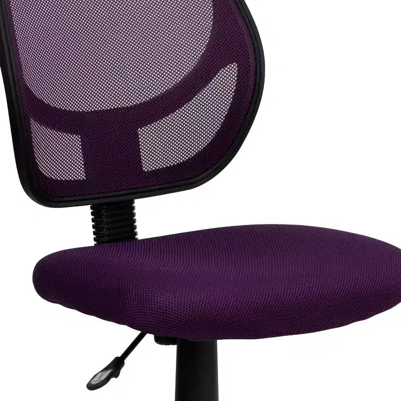 Mid-Back Mesh Swivel Task Office Chair with Curved Square Back