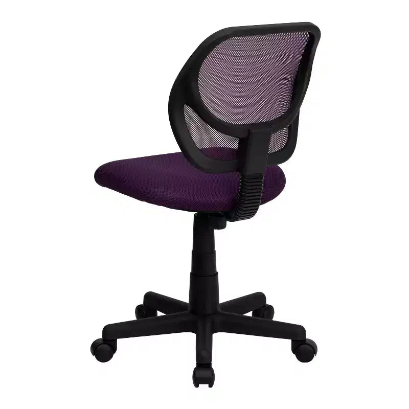 Mid-Back Mesh Swivel Task Office Chair with Curved Square Back