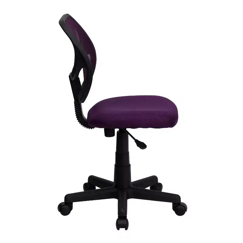Mid-Back Mesh Swivel Task Office Chair with Curved Square Back