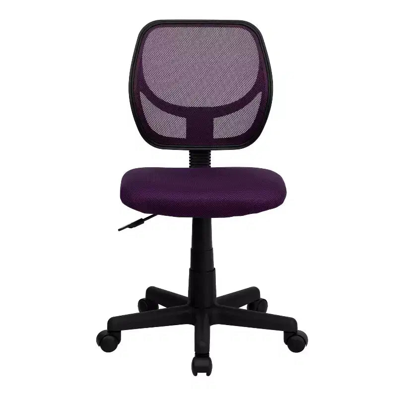 Mid-Back Mesh Swivel Task Office Chair with Curved Square Back