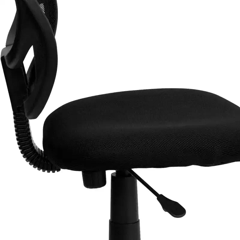 Mid-Back Mesh Swivel Task Office Chair with Curved Square Back