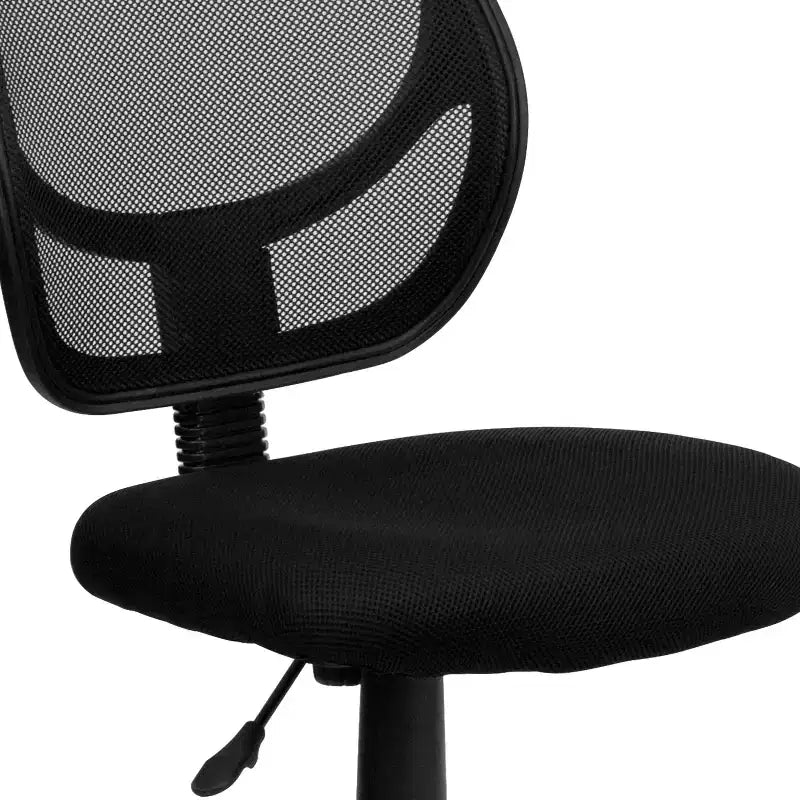 Mid-Back Mesh Swivel Task Office Chair with Curved Square Back