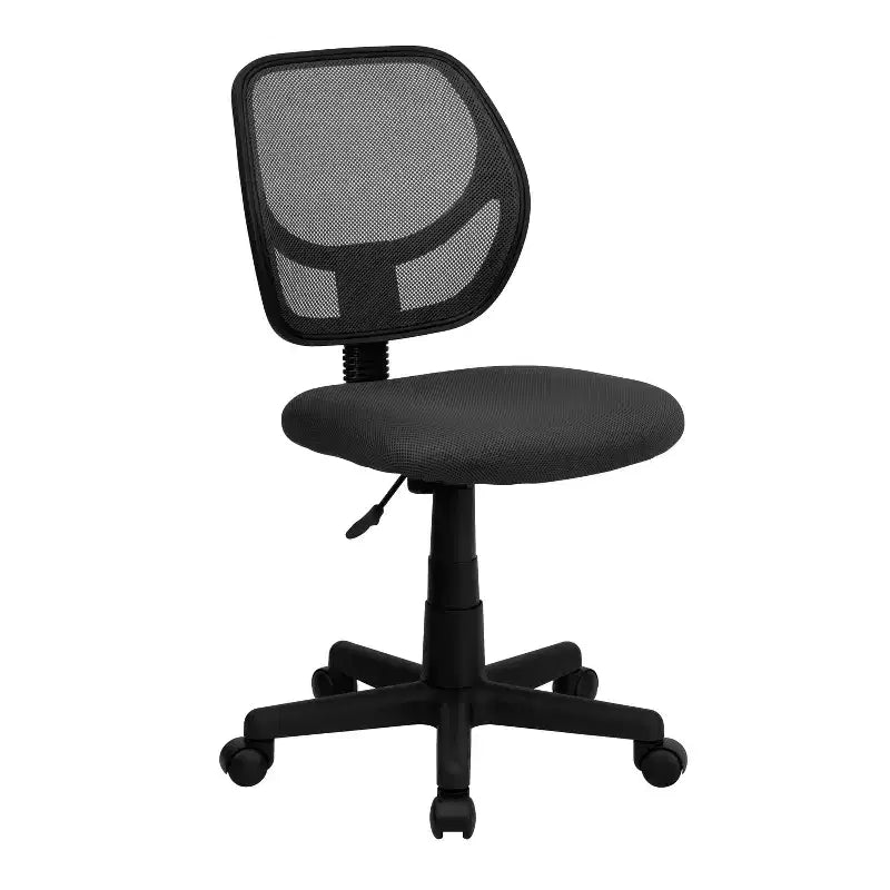 Mid-Back Mesh Swivel Task Office Chair with Curved Square Back