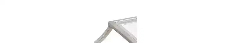 2pc Modern Glam Metal Wall Shelf Set