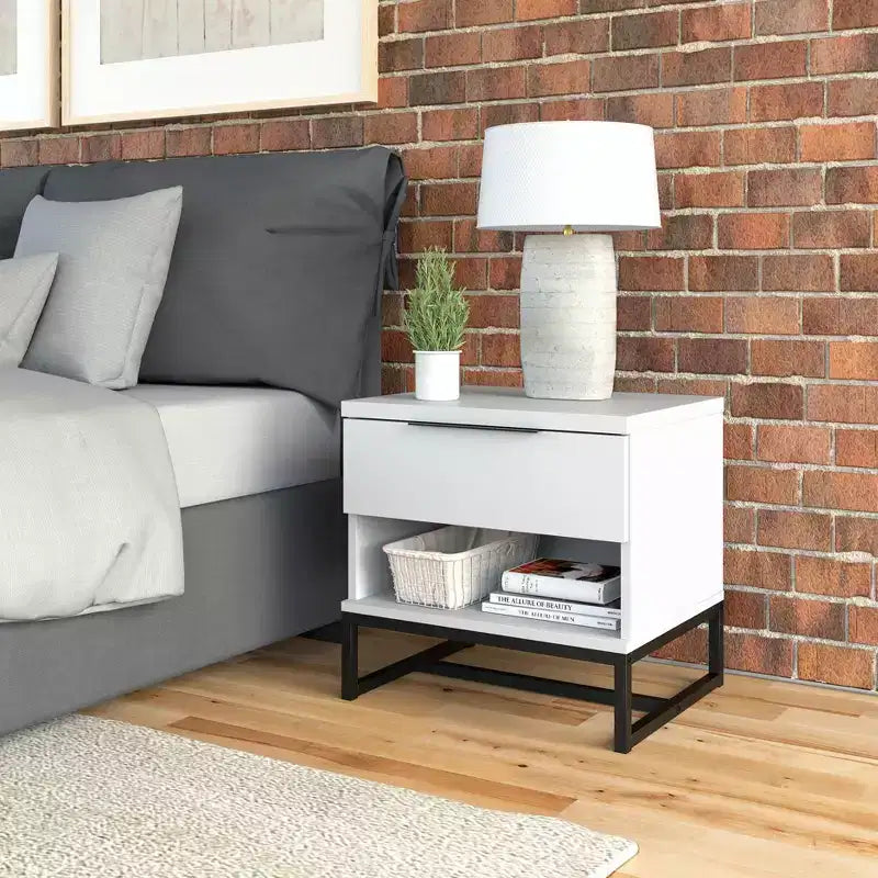 Modern Drawer Storage Nightstand