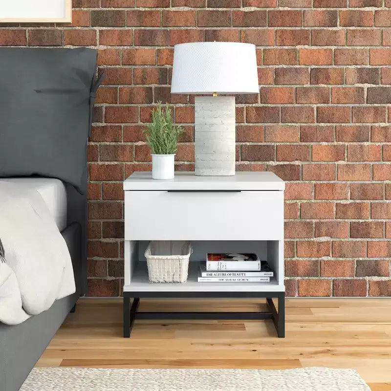 Modern Drawer Storage Nightstand