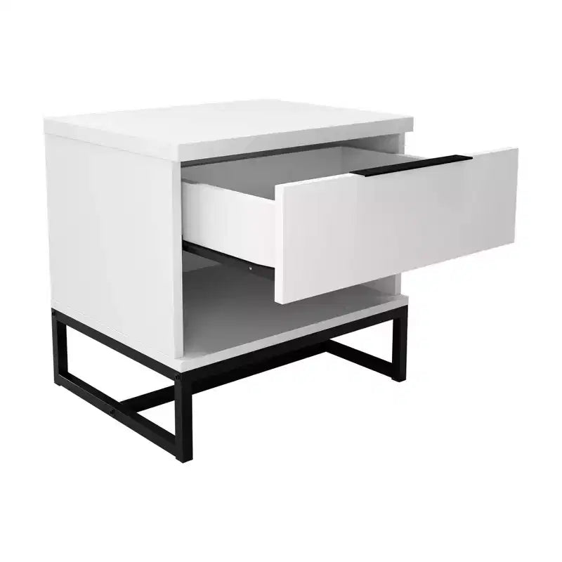 Modern Drawer Storage Nightstand